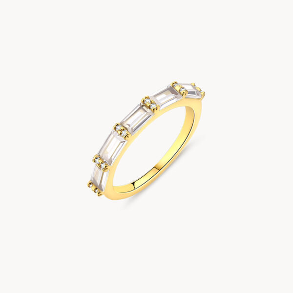 Baguette Cubic Zirconia Ring