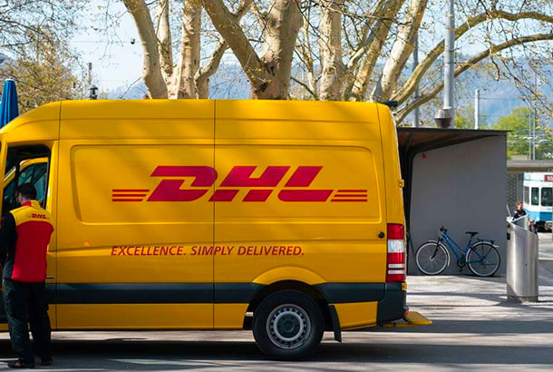 Jewelry Delivery By DHL