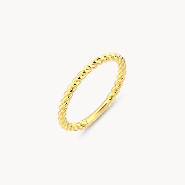 Small Twisted Rope Ring
