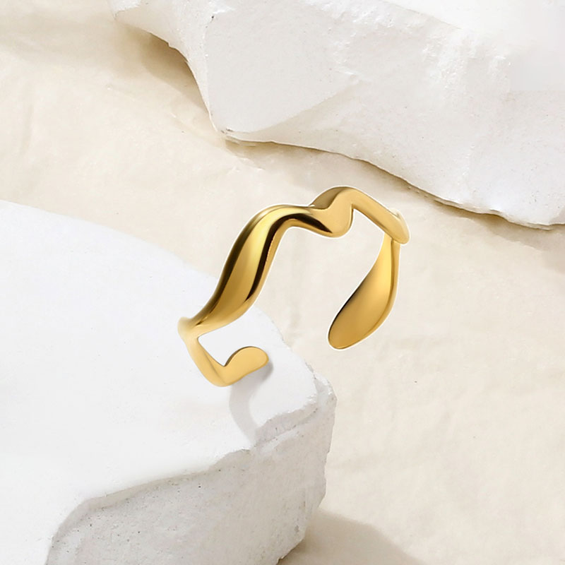 Wave Open Cuff Ring