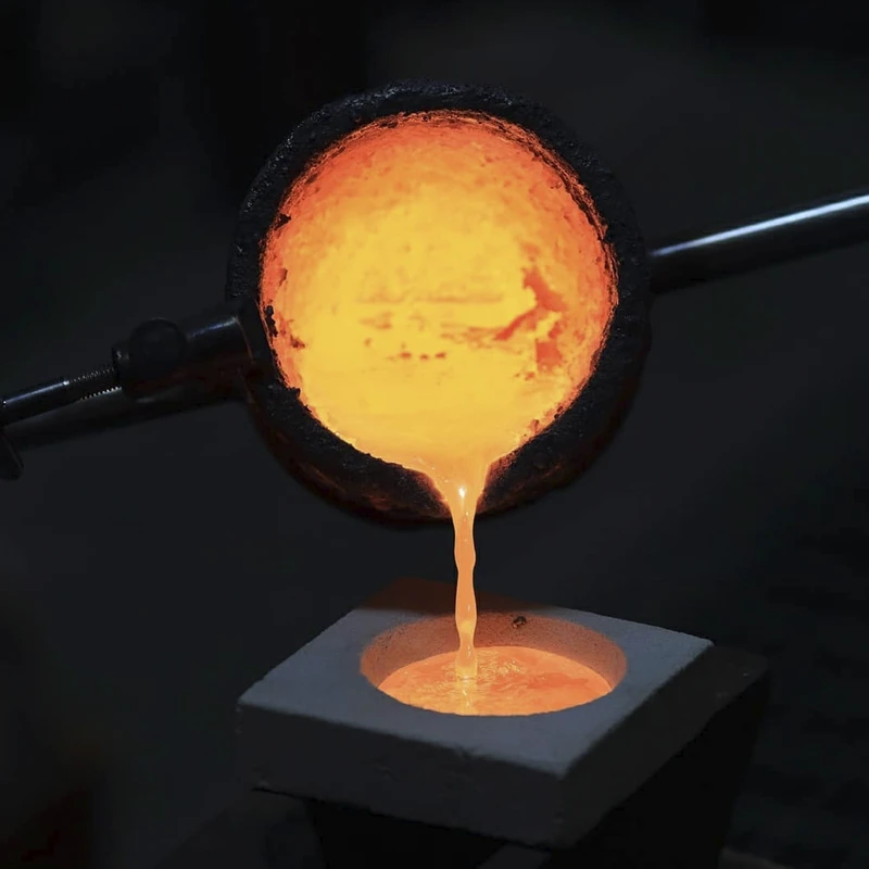 Molten jewelry metal