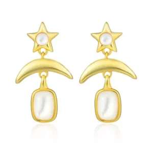 Nighty Night Star And Moon Earrings