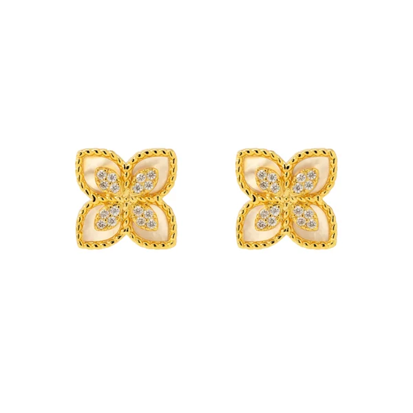 The Spark Clover Earrings