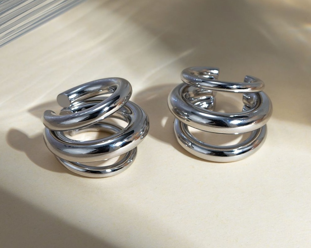 18K Gold PVD Plated Stainless Steel Ear Clip