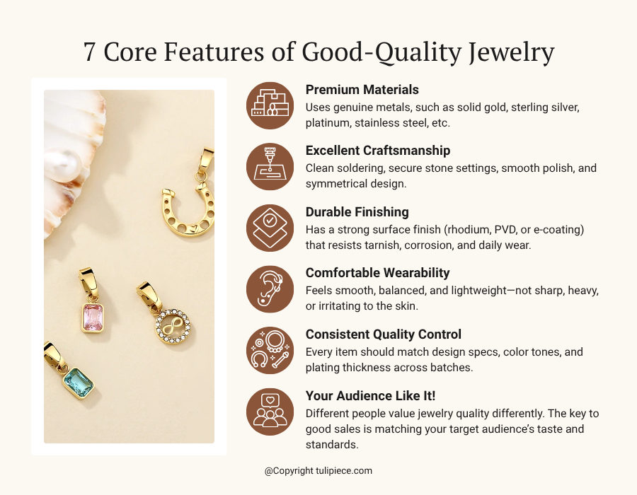 7 Core Features of Good-Quality Jewelry