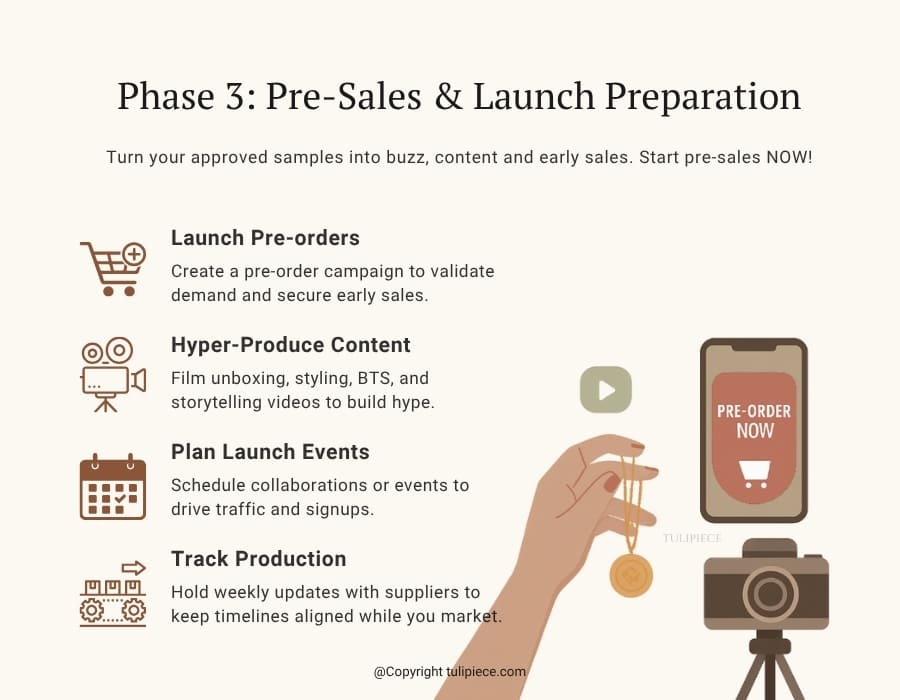 Jewelry Business Tips - Phase 3 Pre-Sales & Launch Preparation