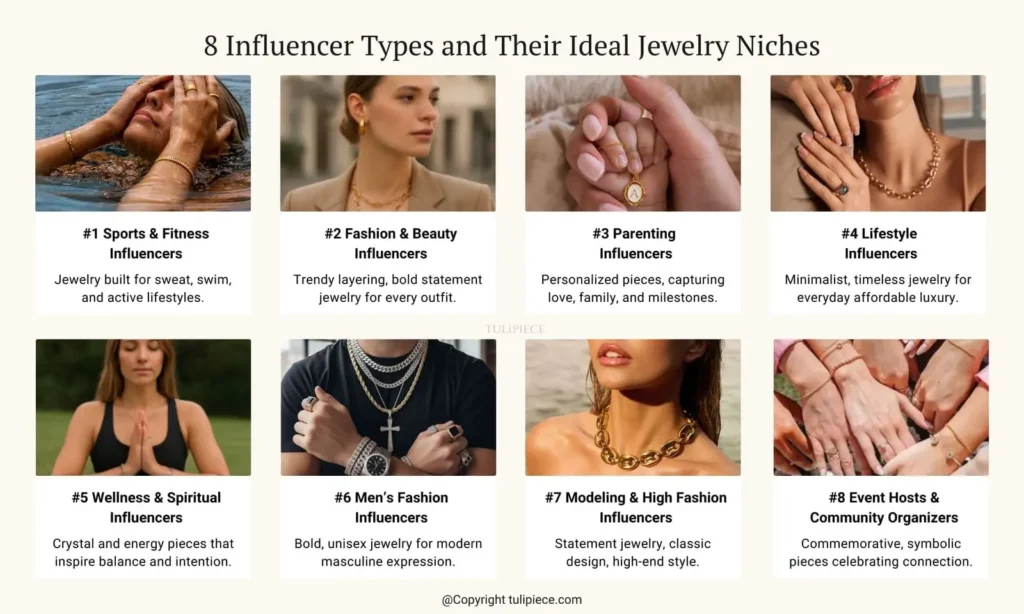 8 Influencer Types and Their Ideal Jewelry Niches