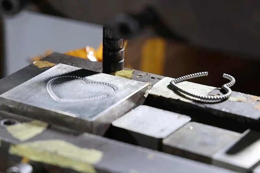 Hydraulic Pressed Earrings